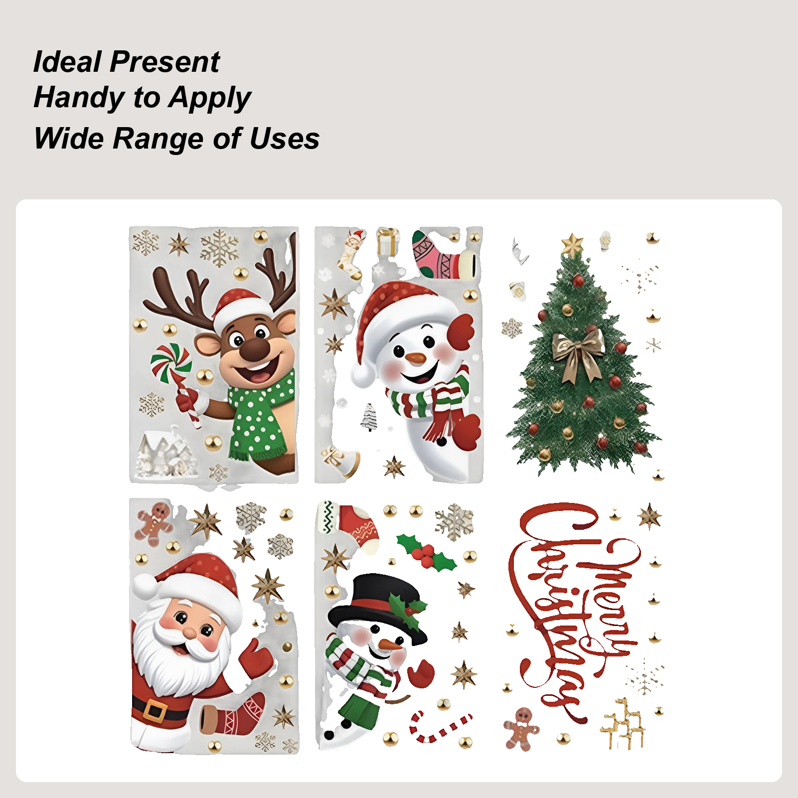 Christmas Window Decorations H – Snowflake Window Decal recenzja i cena
