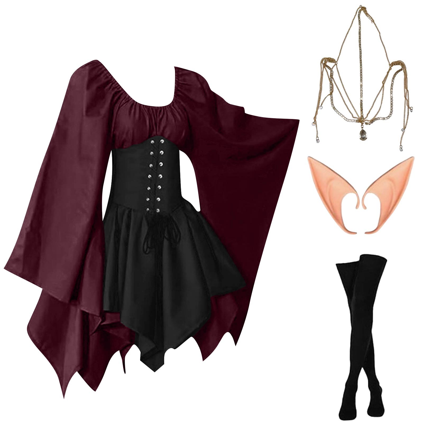 Halloween Cosplay Palace Victo – Elf Costume Christmas recenzja i cena