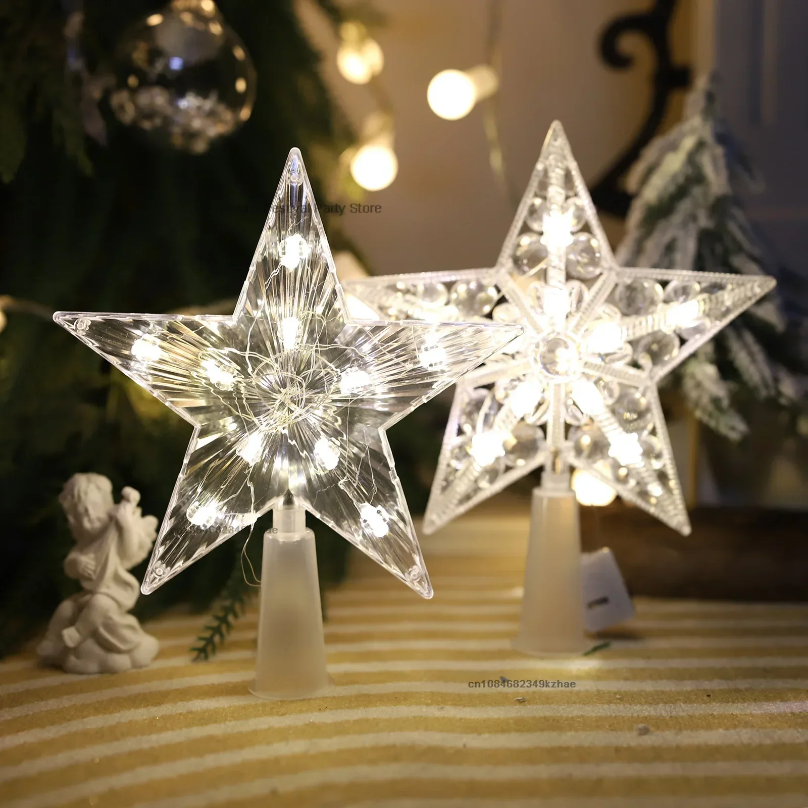 15CM LED Christmas Tree Orname – Star Tree Topper recenzja i cena
