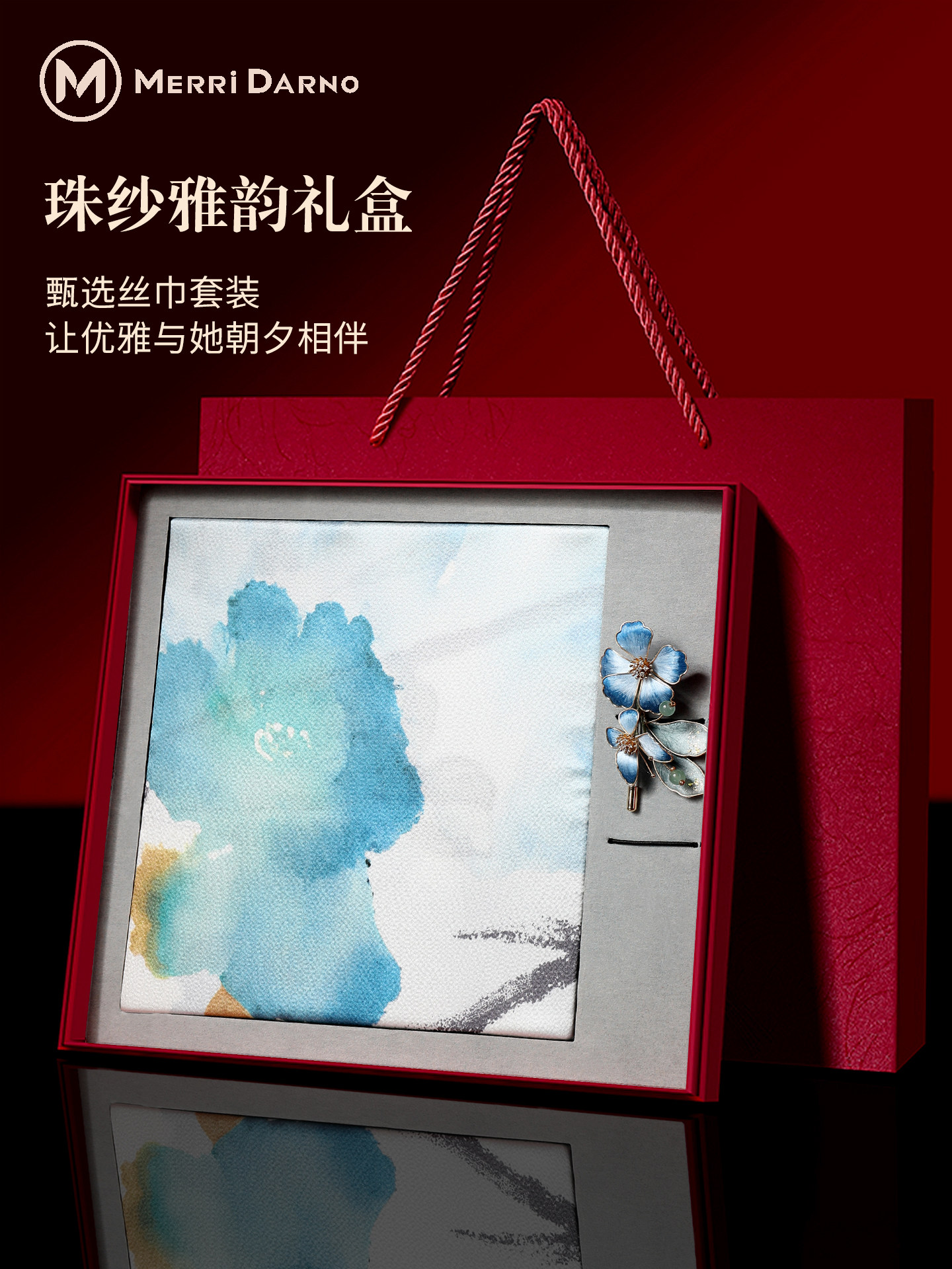 New Women's Long Mulberry Silk – Gift Box Wrap Set recenzja i cena