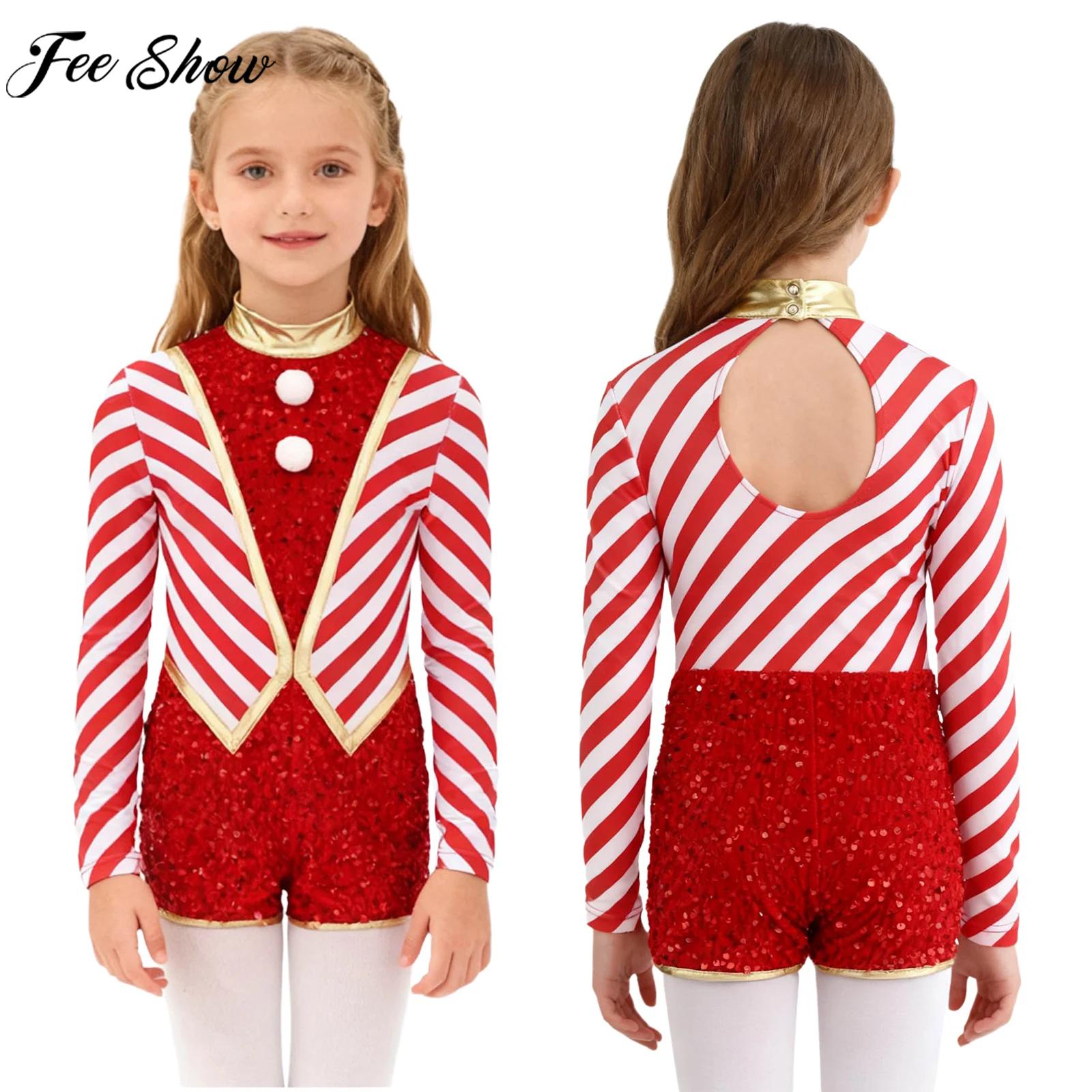Kids Girls Long Sleeve Sequin  – Elf Costume Christmas recenzja i cena