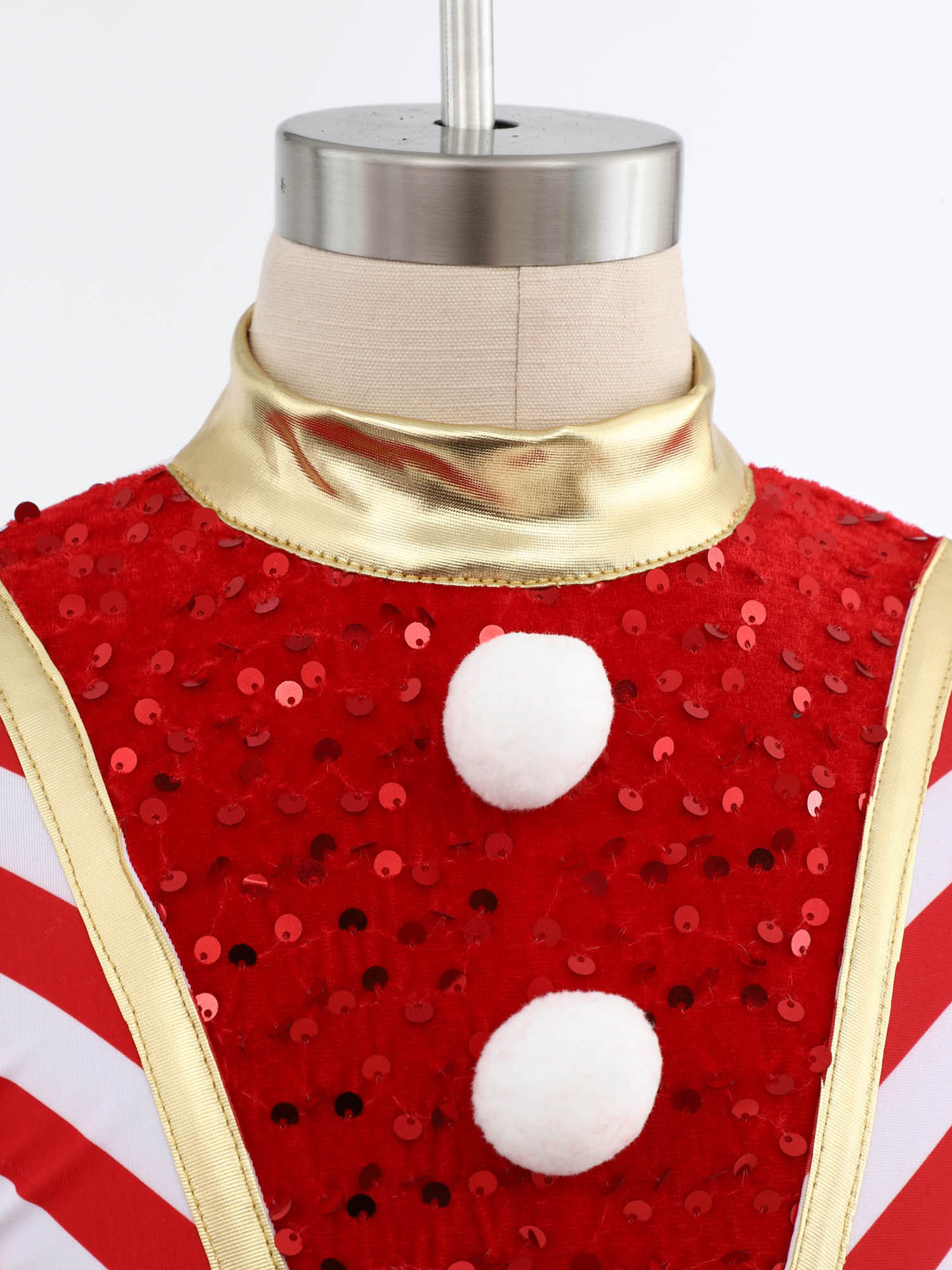 Kids Girls Long Sleeve Sequin  – Elf Costume Christmas recenzja i cena