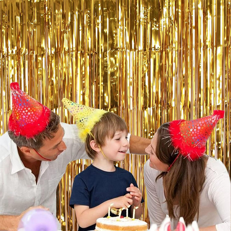 2M Glitter Gold Tinsel Fringe  – Tinsel Garland Decoration recenzja i cena