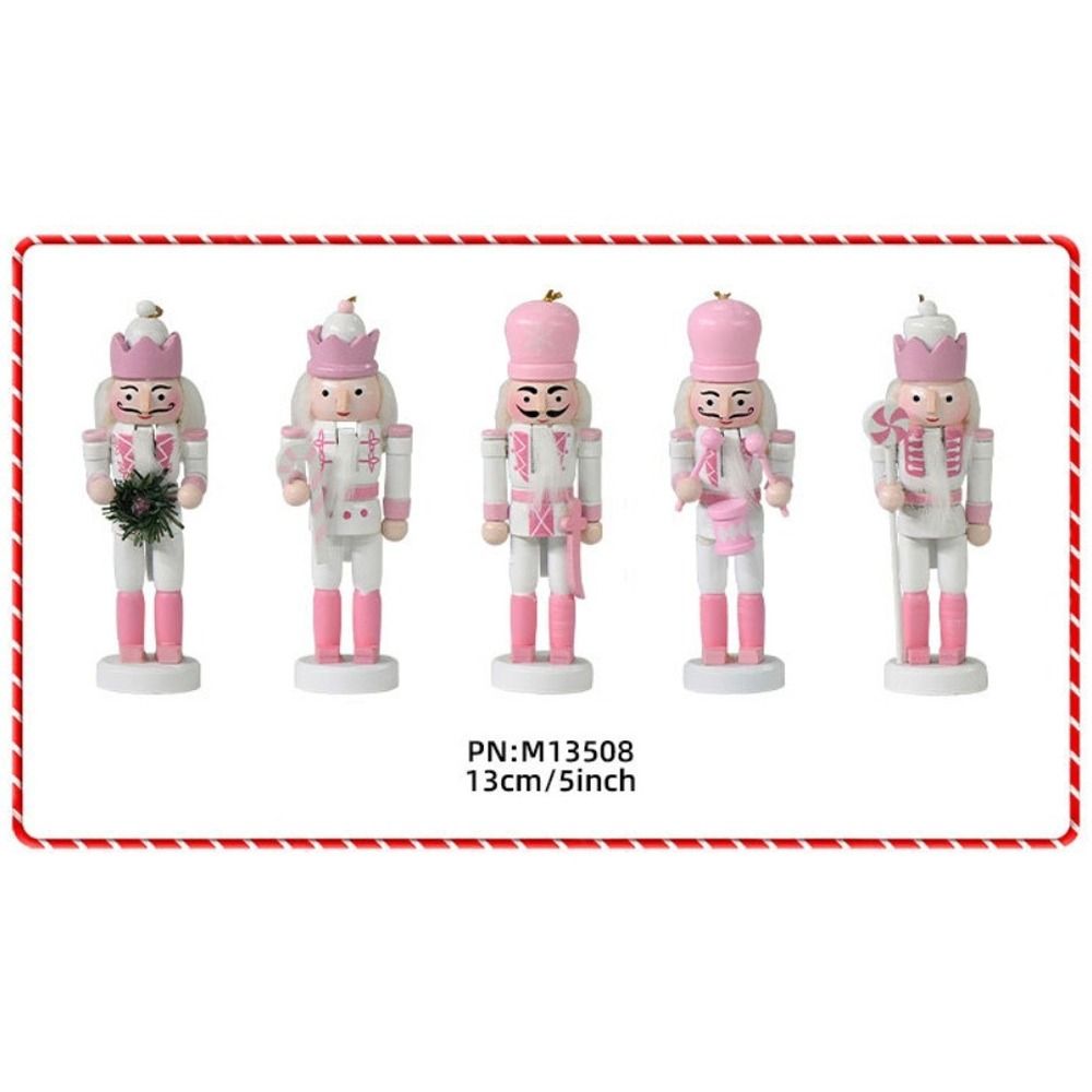 5PCS Macarone Powder Christmas – Nutcracker Figurine recenzja i cena