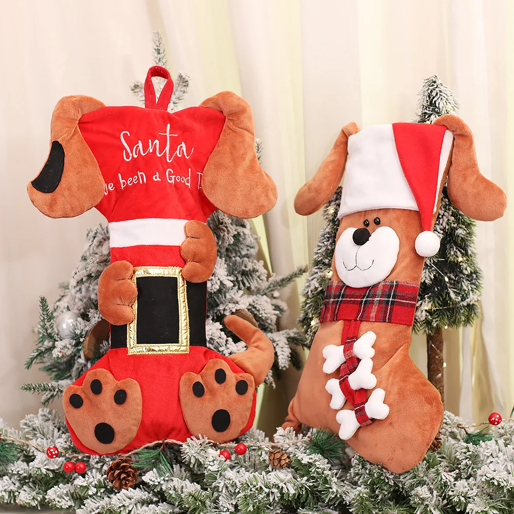 3D Animal Christmas Stockings  – Christmas Stocking Hanging recenzja i cena