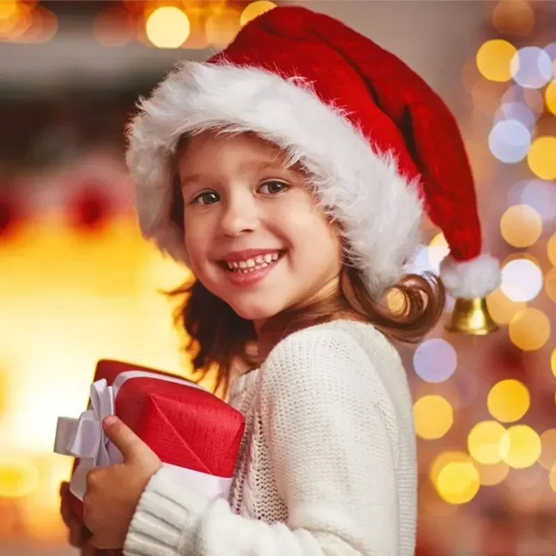 5/1PCS Christmas Hat Plush Adu – Santa Hat Plush recenzja i cena
