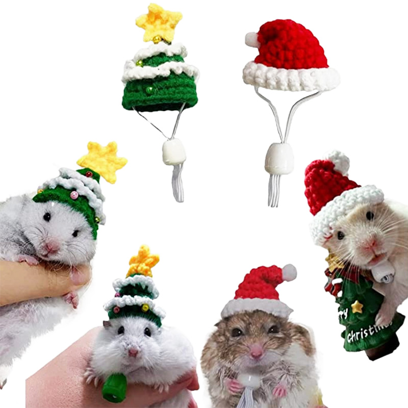 Hand Woven Pet Christmas Hat D – Santa Hat Plush recenzja i cena