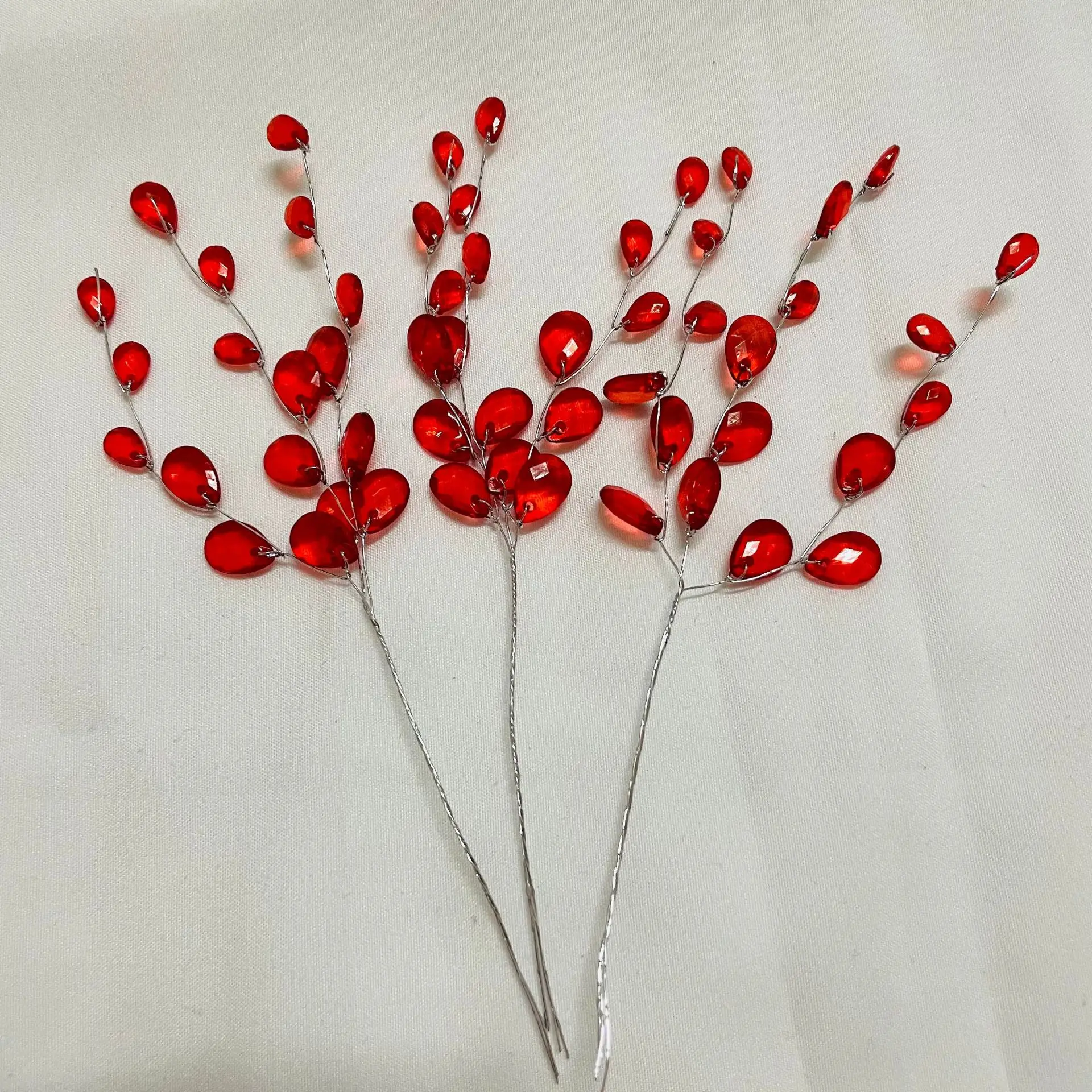 50Pcs 3-Forks Acrylic Strip Wa – Christmas Wreath Fake recenzja i cena