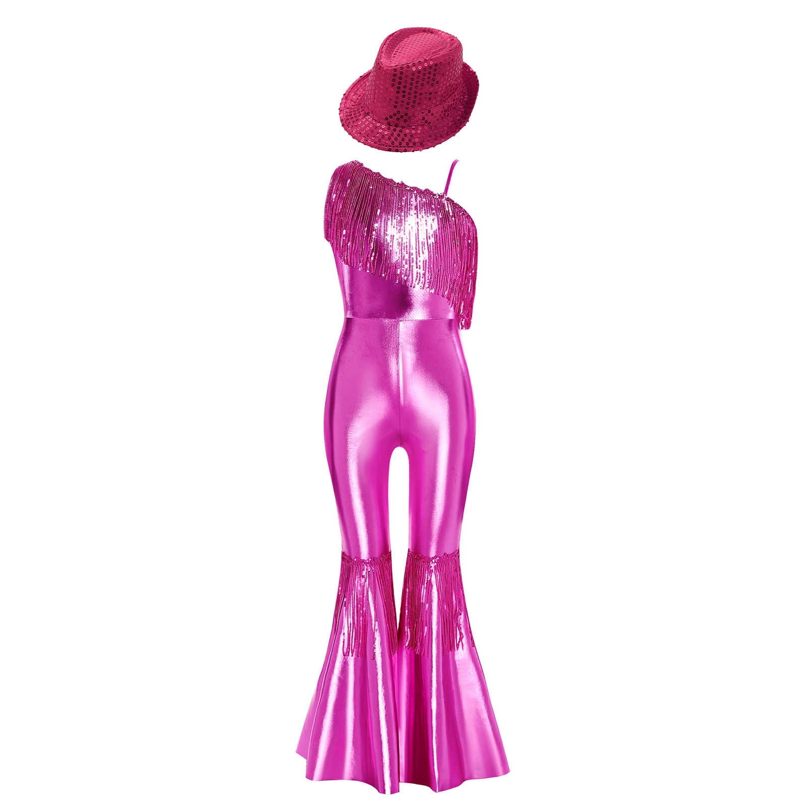 Girls Sparkly Sequins Jumpsuit – Elf Costume Christmas recenzja i cena