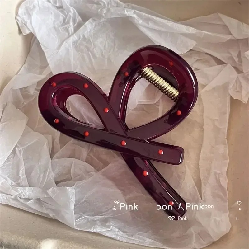2Pcs Women Vintage Red Polka D – Ribbon Bow Gift recenzja i cena