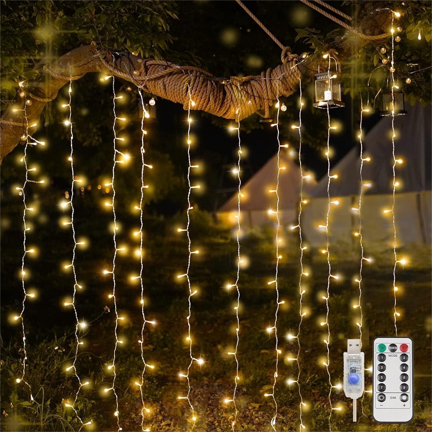 Curtain Lights For Bedroom 200 – Christmas Lights Outdoor recenzja i cena