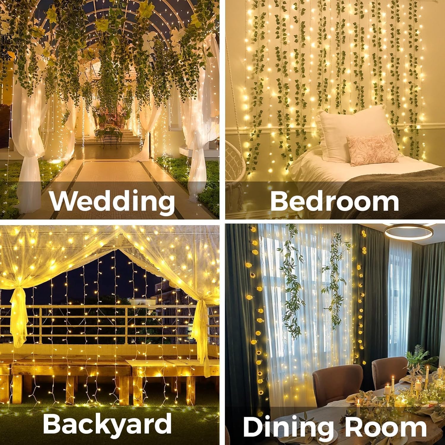 Curtain Lights For Bedroom 200 – Christmas Lights Outdoor recenzja i cena