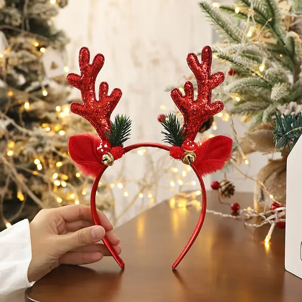 ！Christmas Glitter Deer Antler – Reindeer Antlers Headband recenzja i cena