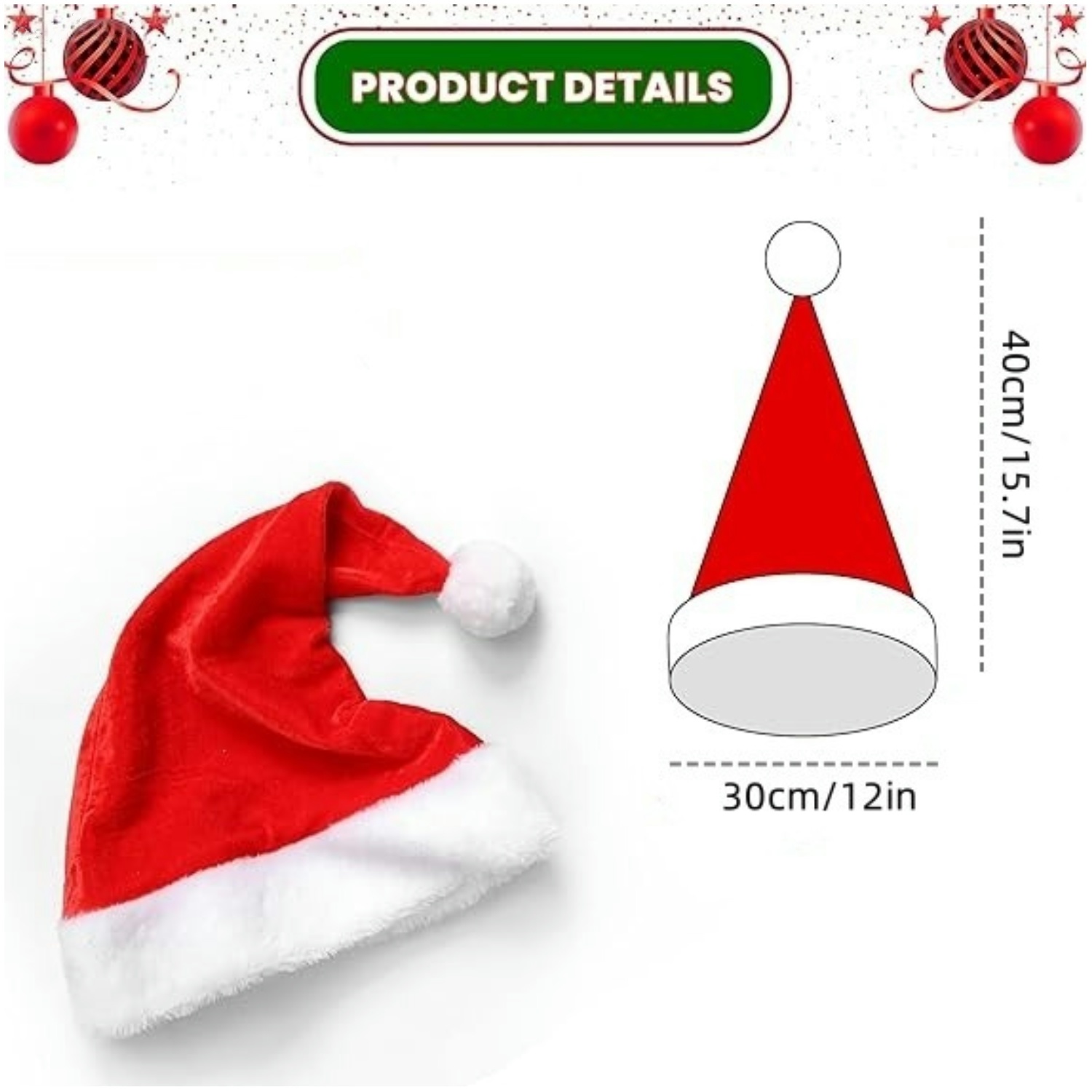 Fluffy Red Santa Hats Set with – Santa Hat Plush recenzja i cena