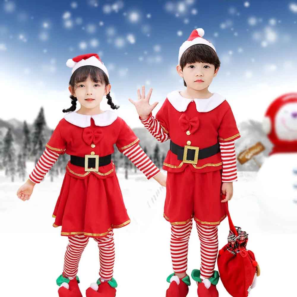 Children's Christmas Elf Set - – Elf Costume Christmas recenzja i cena