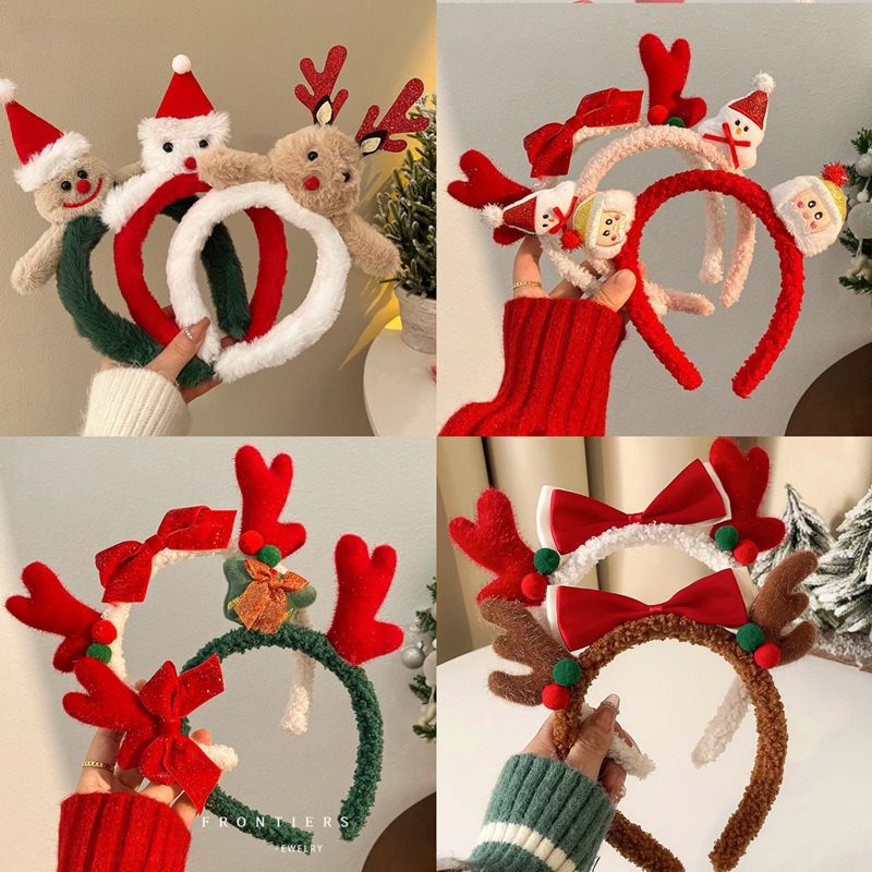 Christmas Santa Cute Bear Plus – Reindeer Antlers Headband recenzja i cena