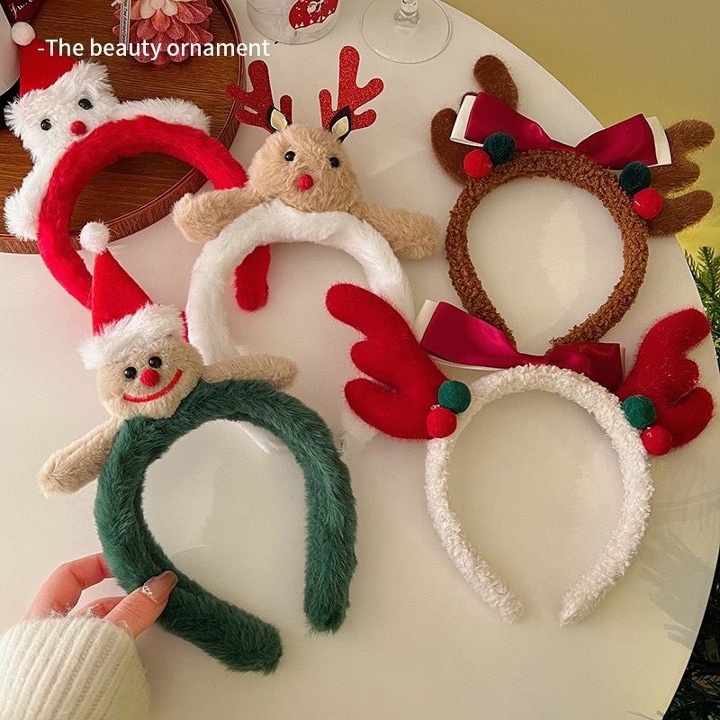 Christmas Santa Cute Bear Plus – Reindeer Antlers Headband recenzja i cena