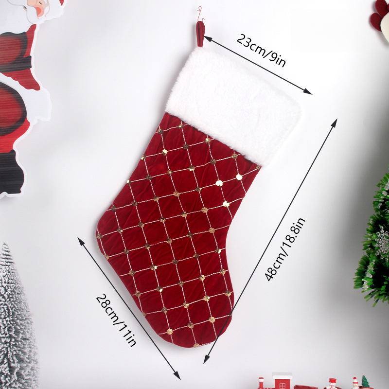 Christmas Stocking Soft Faux F – Christmas Stocking Hanging recenzja i cena