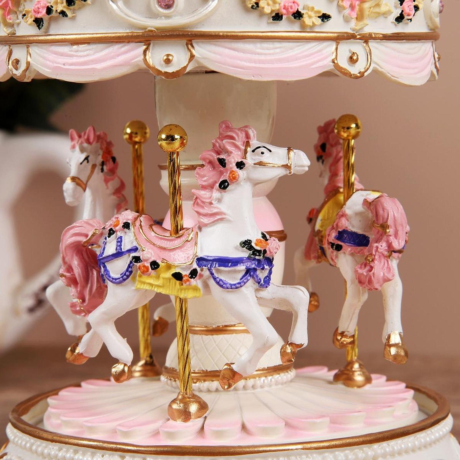 Handcrafted Resin Carousel Mus – Snow Globe Musical recenzja i cena
