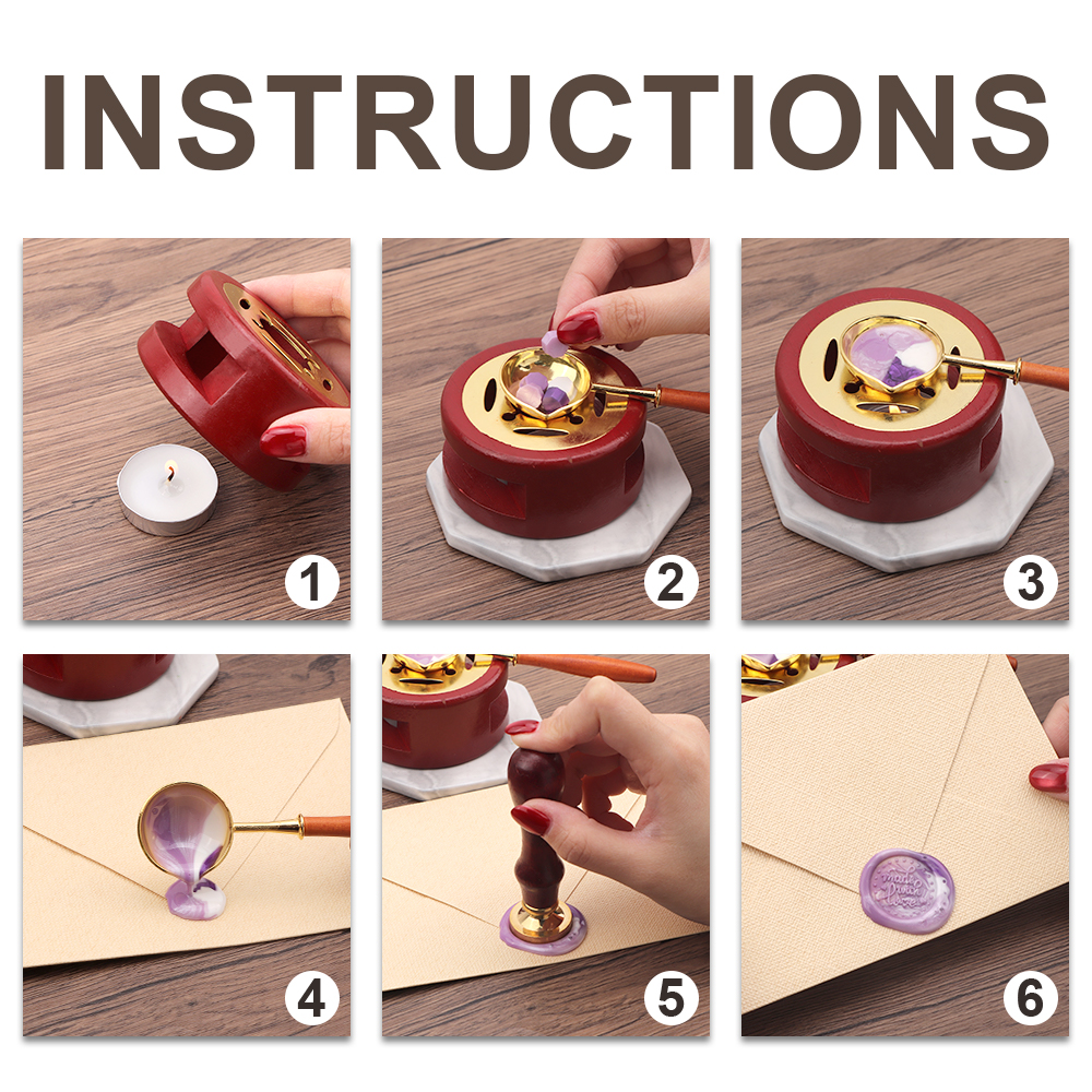 Vintage Wax Sealing Box Set Be – Gift Box Wrap Set recenzja i cena
