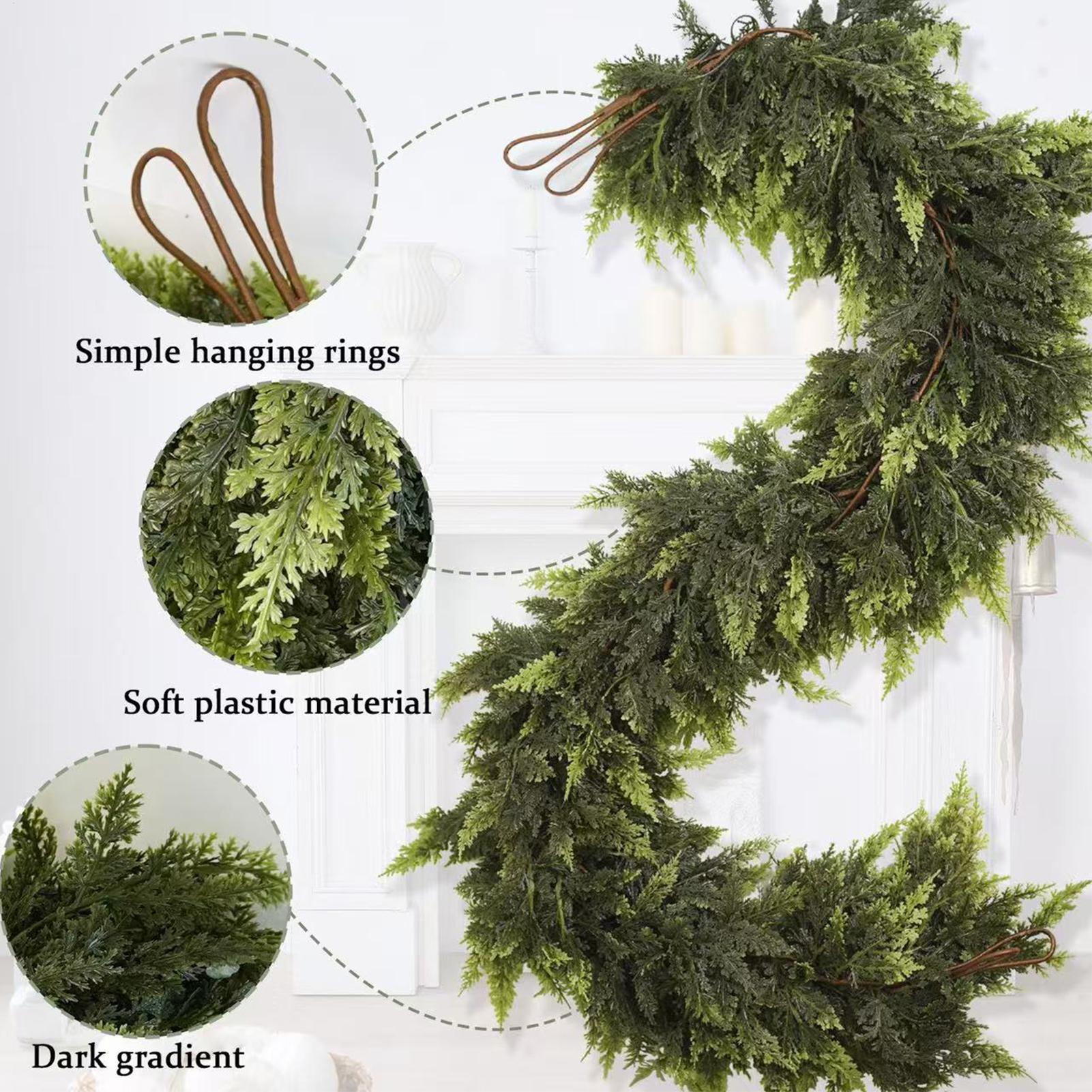 Christmas Garlands Artificial  – Christmas Wreath Fake recenzja i cena