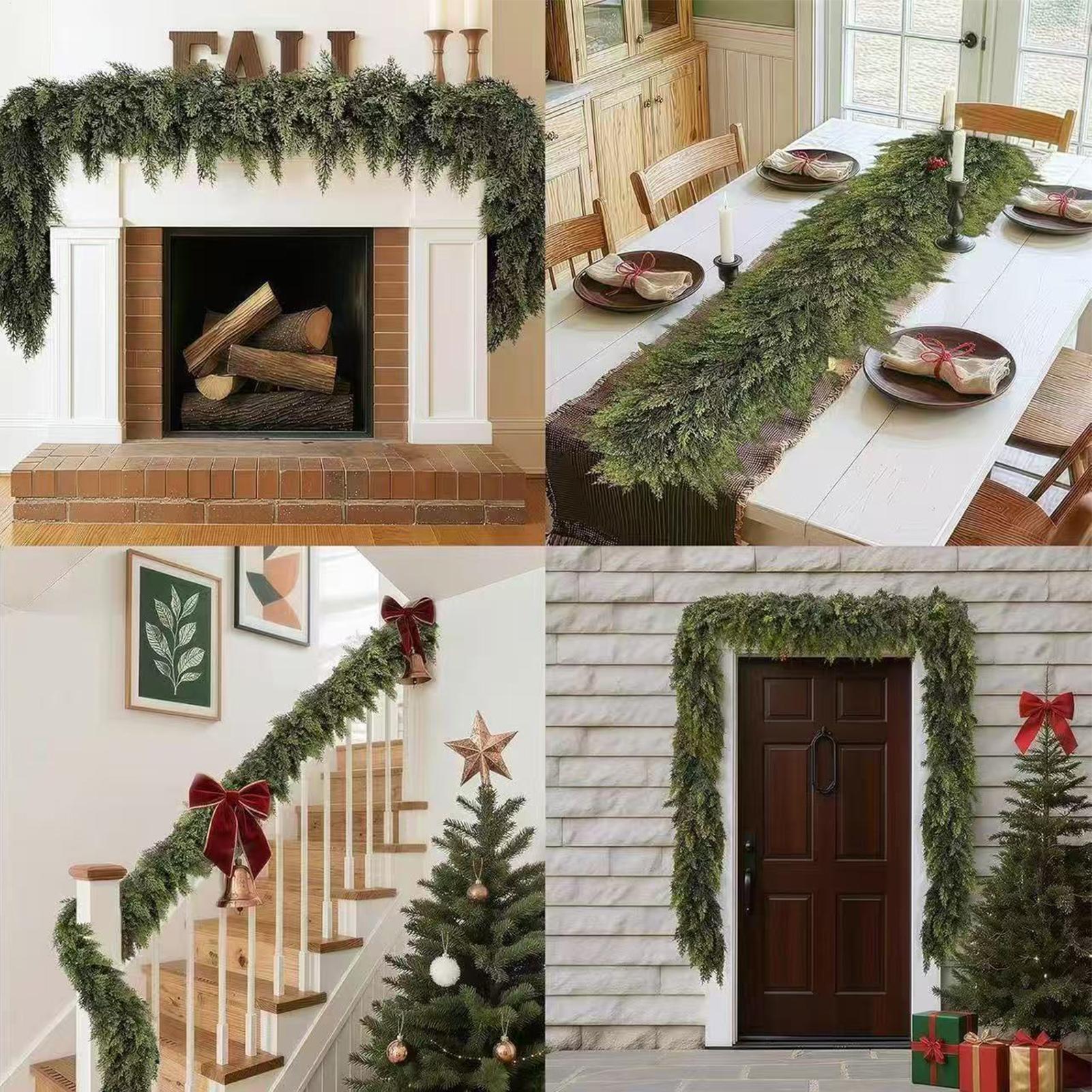 Christmas Garlands Artificial  – Christmas Wreath Fake recenzja i cena