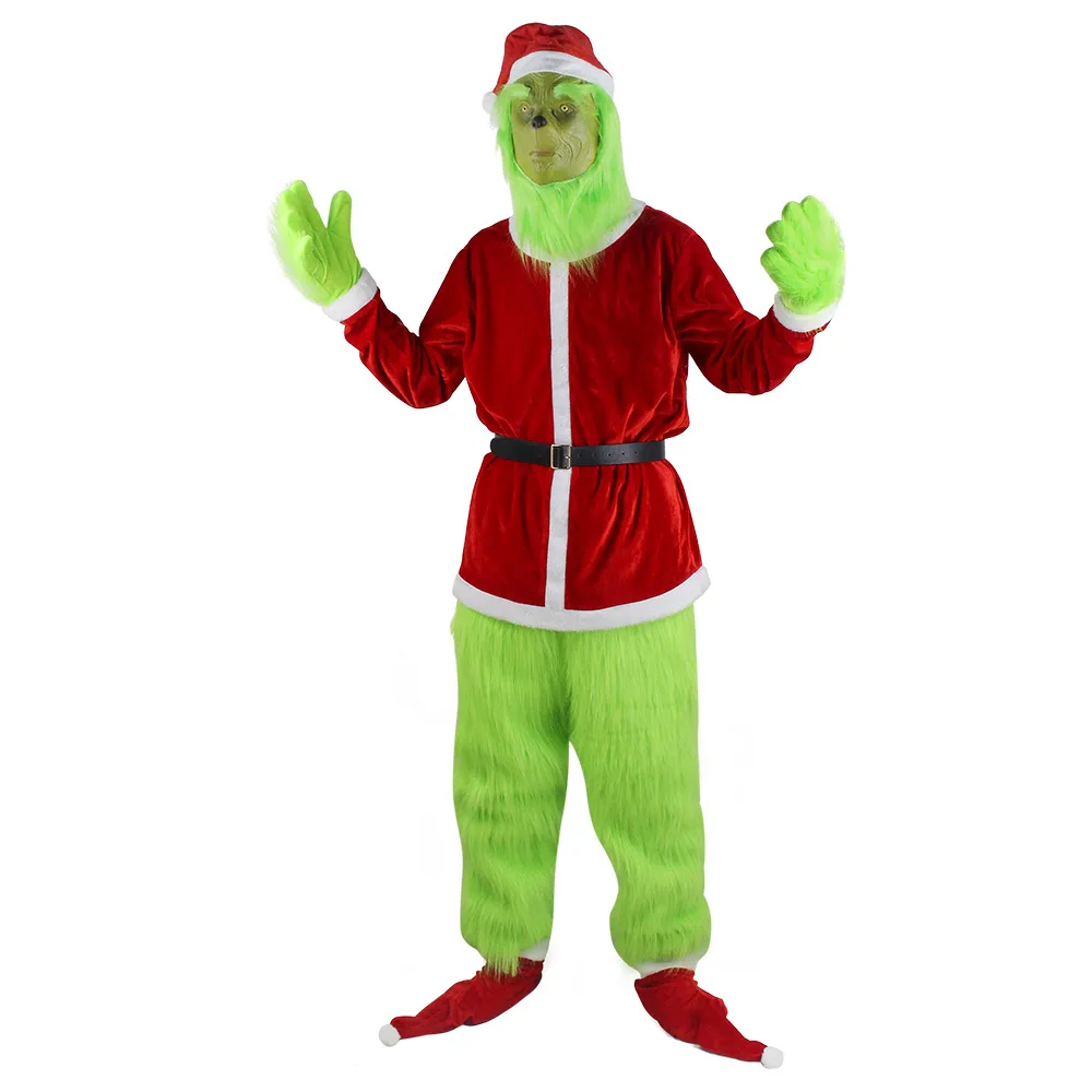 Merry Christmas Grinch Cosplay – Santa Hat Plush recenzja i cena
