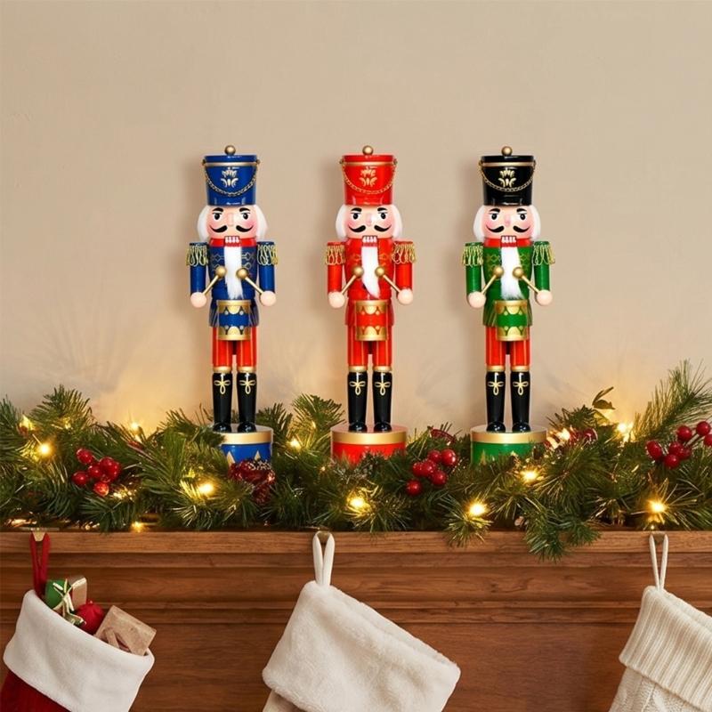 36Cm Wooden Nutcrackers Drum S – Nutcracker Figurine recenzja i cena