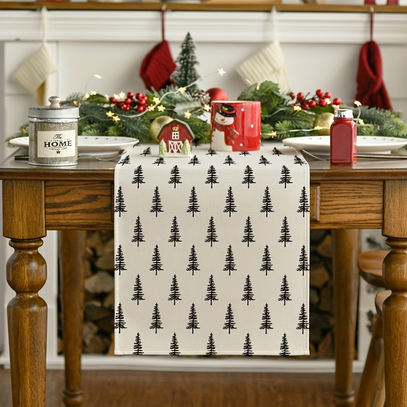 Simple Christmas Tree Table Ru – Christmas Table Runner recenzja i cena