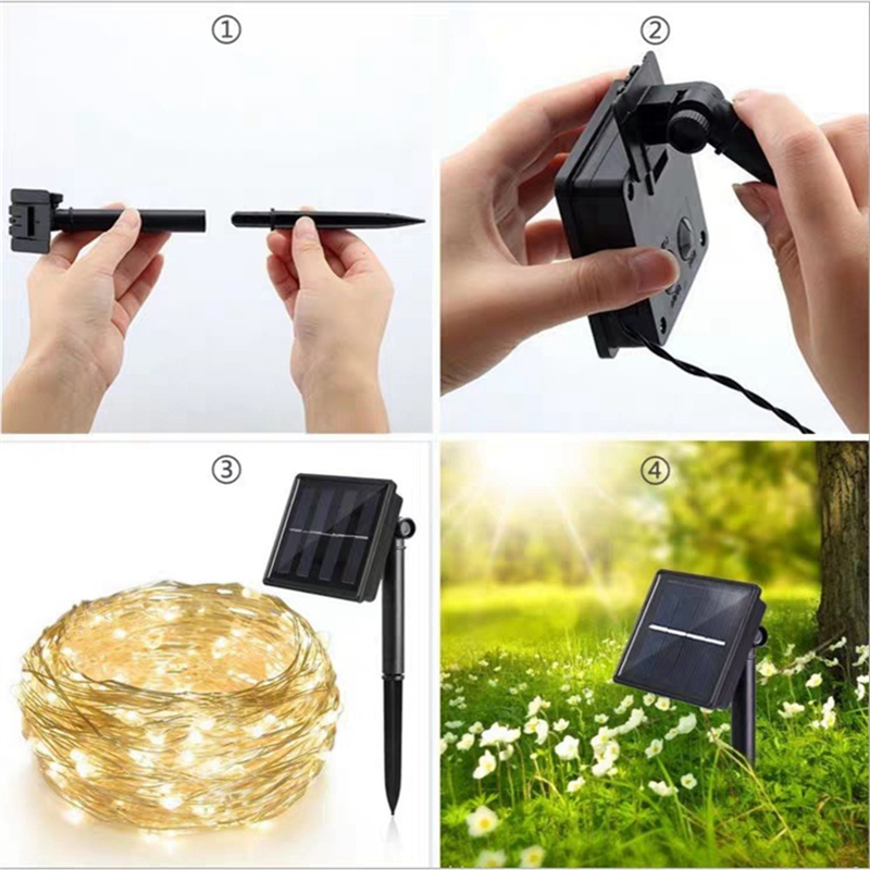 ONCE Solar Powered Lights 200  – Led Fairy String Lights recenzja i cena