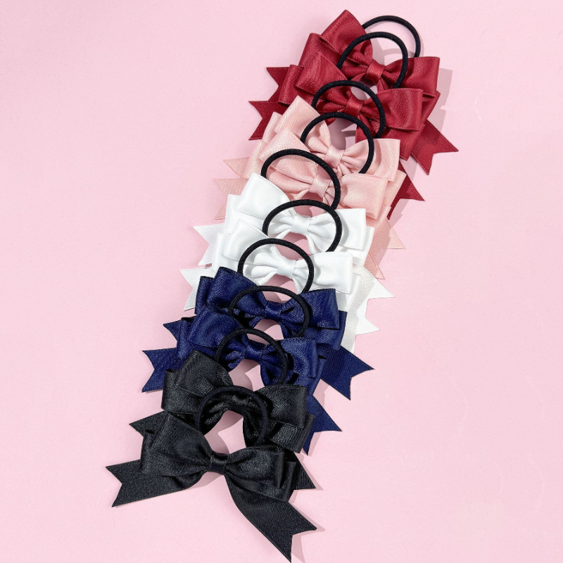 2 Pieces of Bow Hair Ties, Swe – Ribbon Bow Gift recenzja i cena