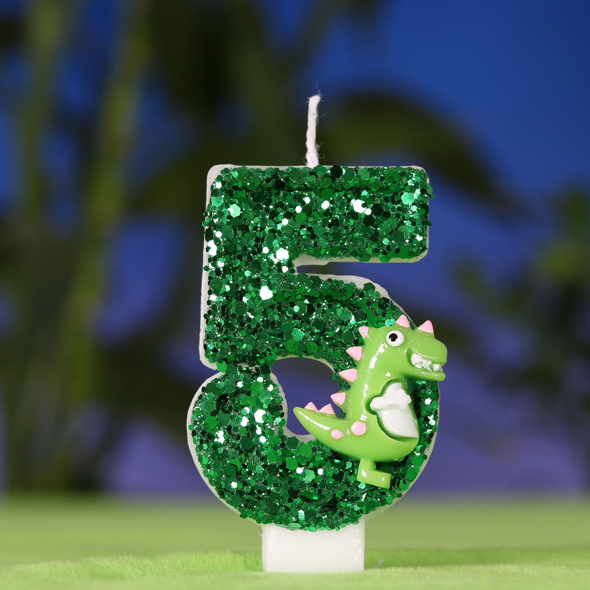 Cartoon Dinosaur Digital Birth – Holiday Candle Set recenzja i cena