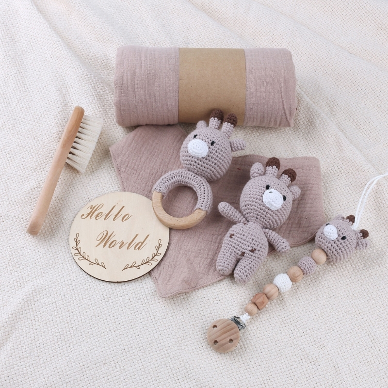 1 Set Baby Stuffed Animal Doll – Gift Box Wrap Set recenzja i cena