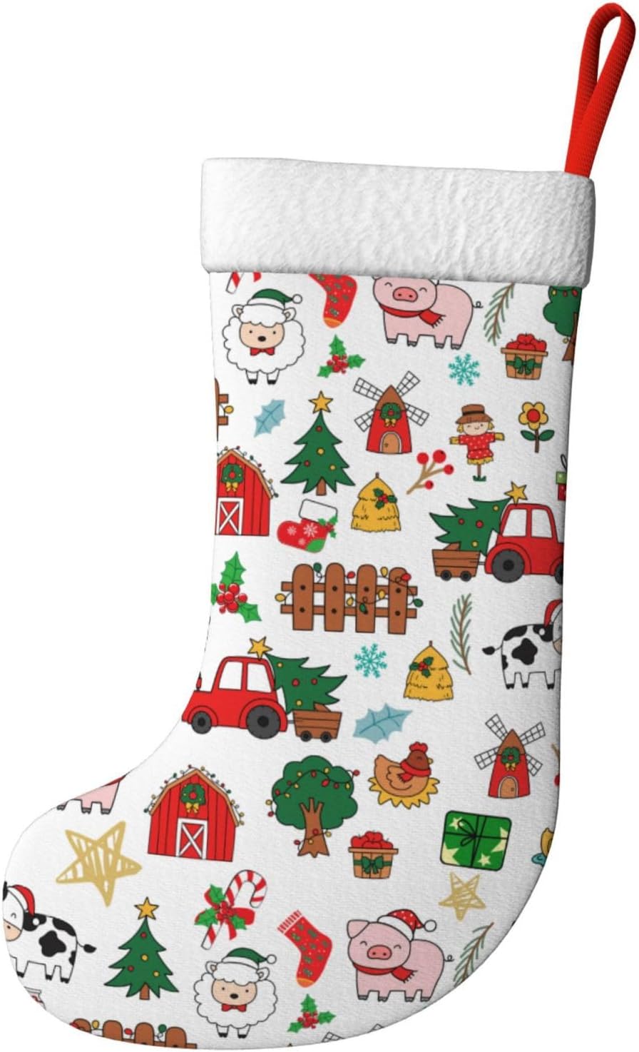Farm Animals Christmas Stockin – Christmas Stocking Hanging recenzja i cena