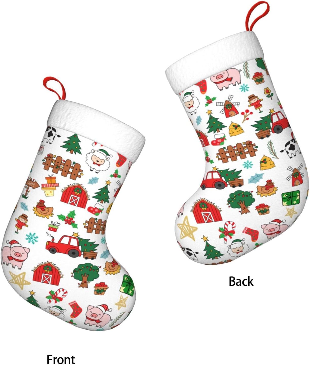 Farm Animals Christmas Stockin – Christmas Stocking Hanging recenzja i cena