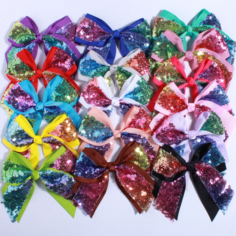 12CM Big Bling Sequins Grosgra – Ribbon Bow Gift recenzja i cena