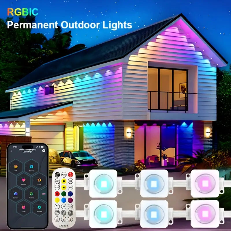Smart RGBIC Outdoor Permanent  – Christmas Lights Outdoor recenzja i cena