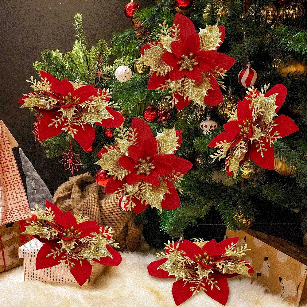 9cm Glitter Artifical Christma – Christmas Wreath Fake recenzja i cena