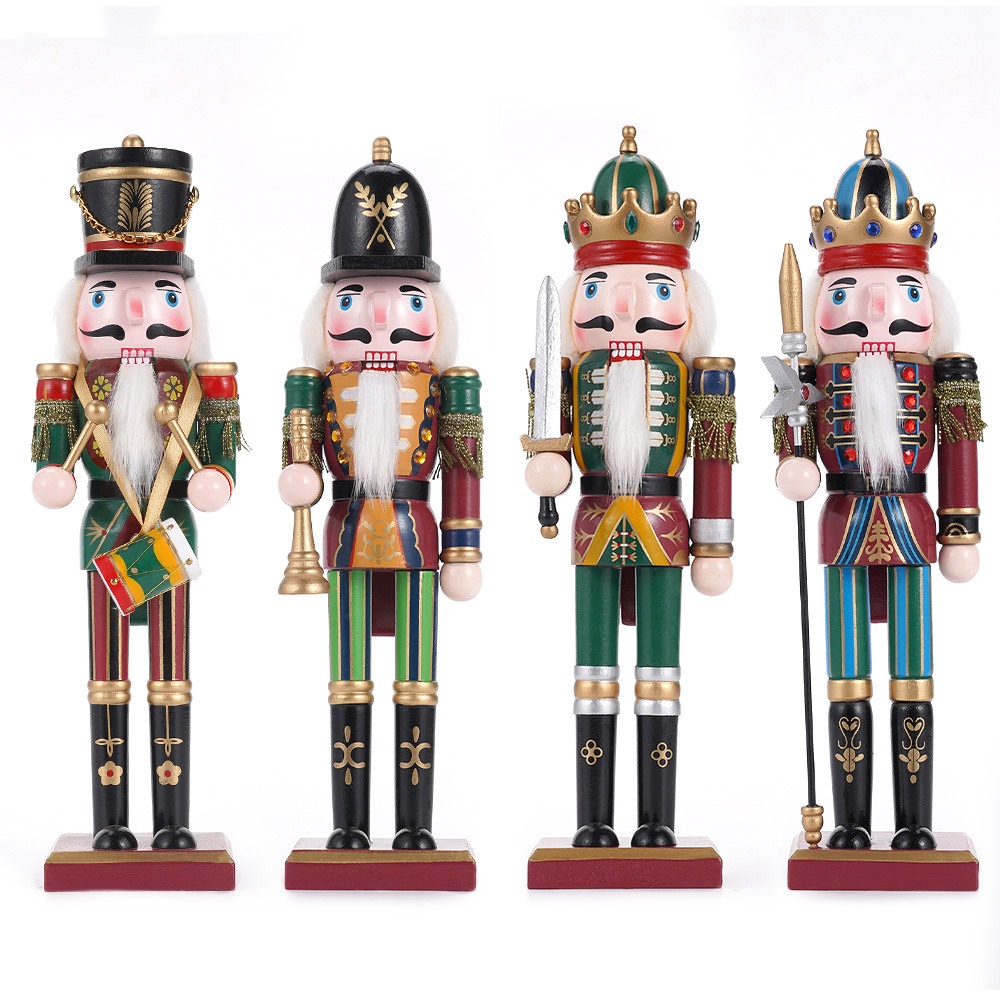 30CM Wooden Nutcracker Christm – Nutcracker Figurine recenzja i cena