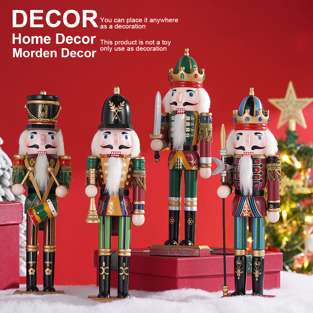 30CM Wooden Nutcracker Christm – Nutcracker Figurine recenzja i cena