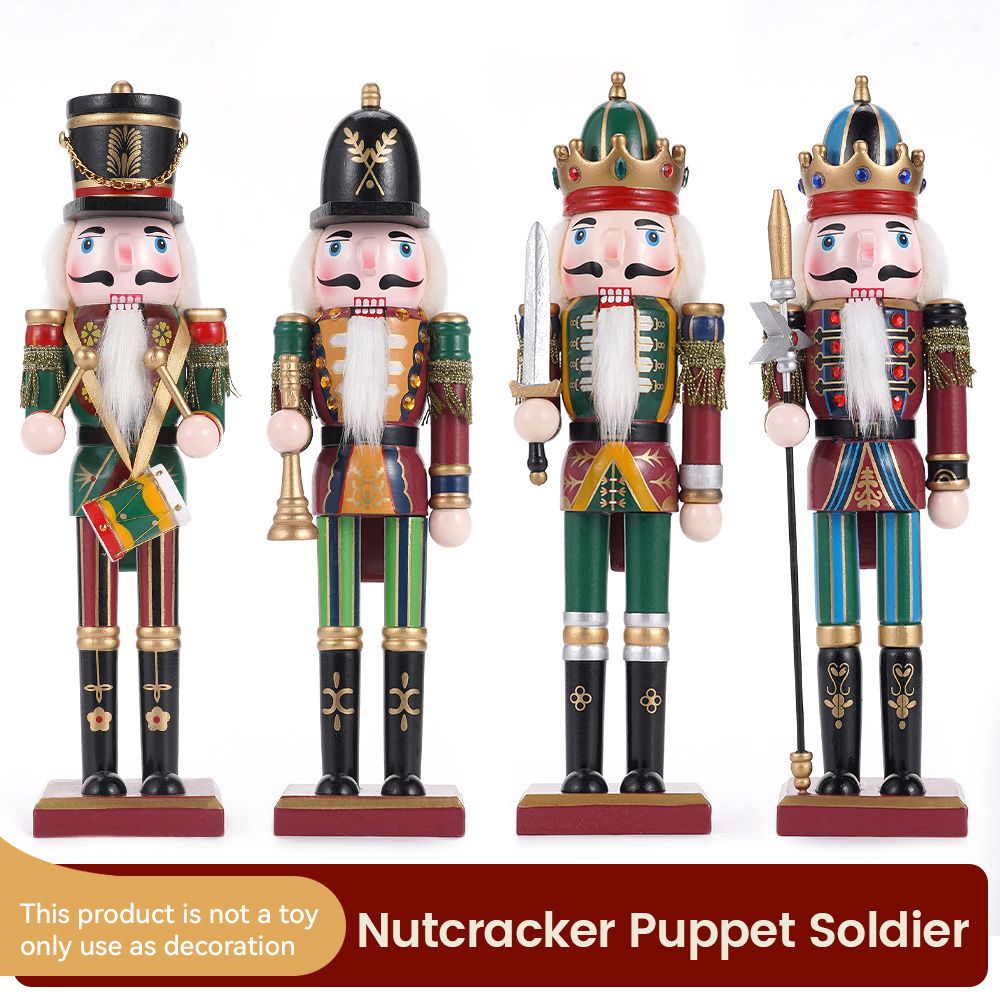 30CM Wooden Nutcracker Christm – Nutcracker Figurine recenzja i cena
