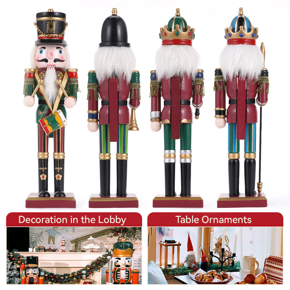 30CM Wooden Nutcracker Christm – Nutcracker Figurine recenzja i cena