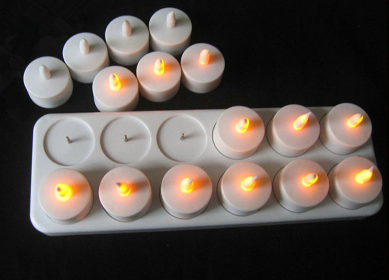 Set of 12 Rechargeable led can – Holiday Candle Set recenzja i cena