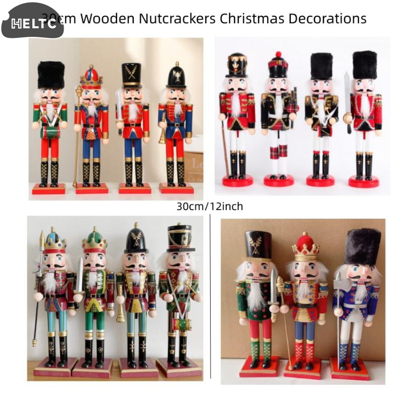 1Pcs 30CM Cartoon Walnut Soldi – Nutcracker Figurine recenzja i cena