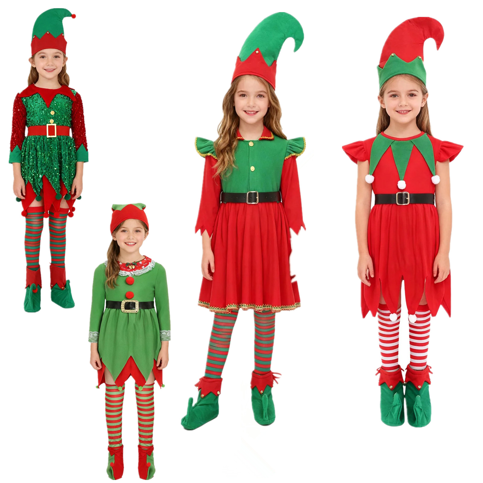 Elf Girl Christmas Costume San – Elf Costume Christmas recenzja i cena