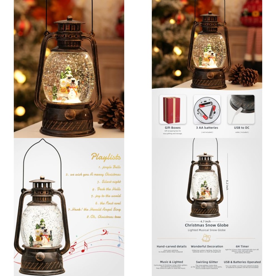 Christmas Decorations Snow Glo – Snow Globe Musical recenzja i cena