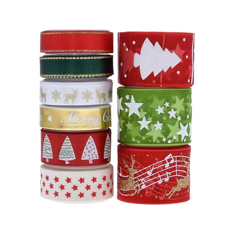 9pcs Christmas Ribbons Set Fes – Gift Box Wrap Set recenzja i cena