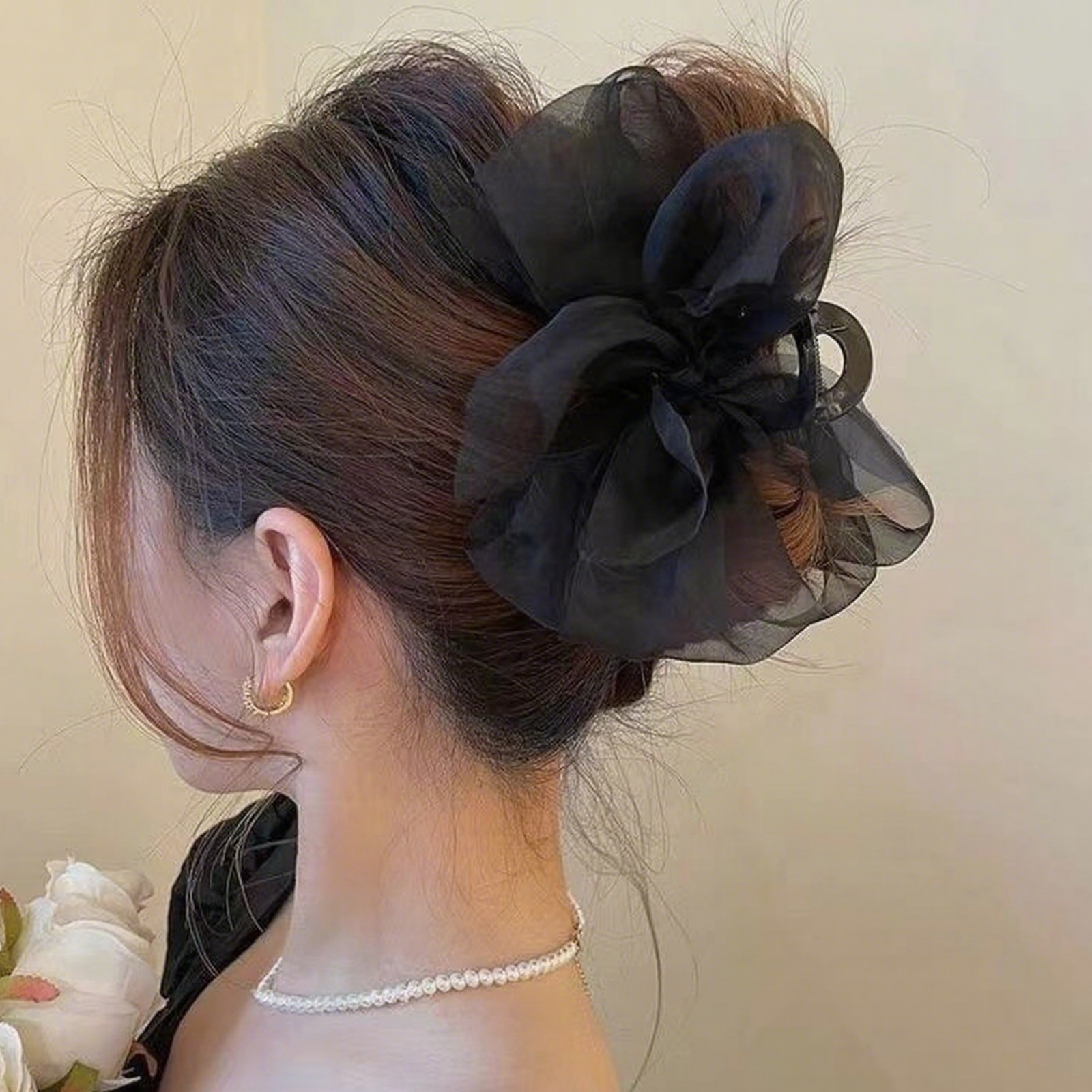 1PCFashion Mesh Tulle Large Bo – Ribbon Bow Gift recenzja i cena