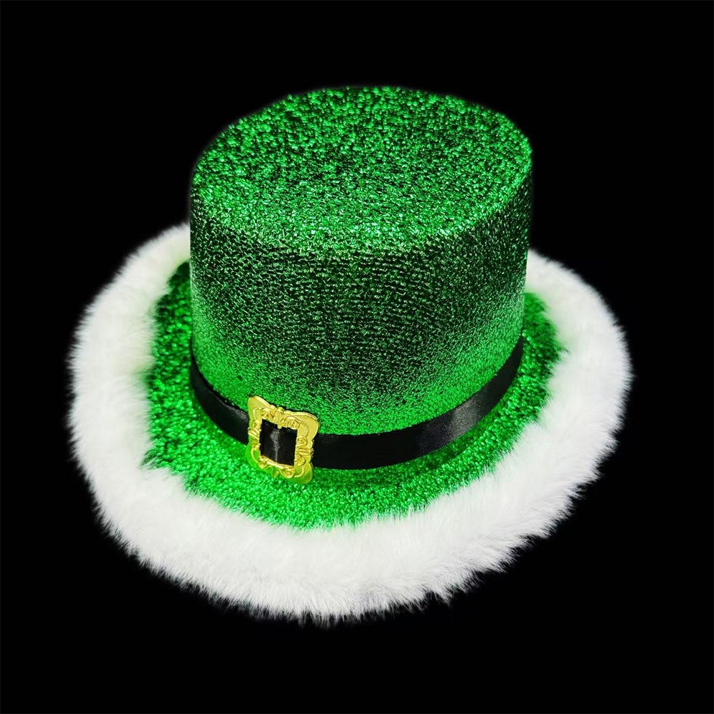 Santa Claus Cap  Shiny Glitter – Santa Hat Plush recenzja i cena