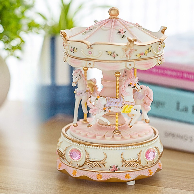 Handmade Resin Carousel Music  – Snow Globe Musical recenzja i cena